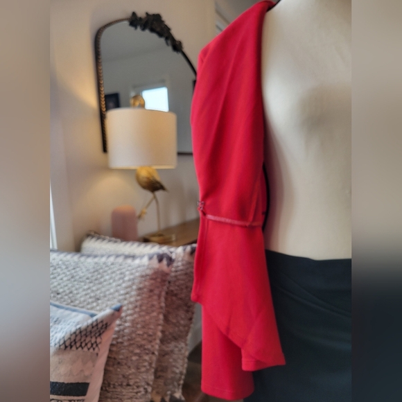 3/$30 SHEIN Vibrant Red Women's Blazer - Picture 6 of 8